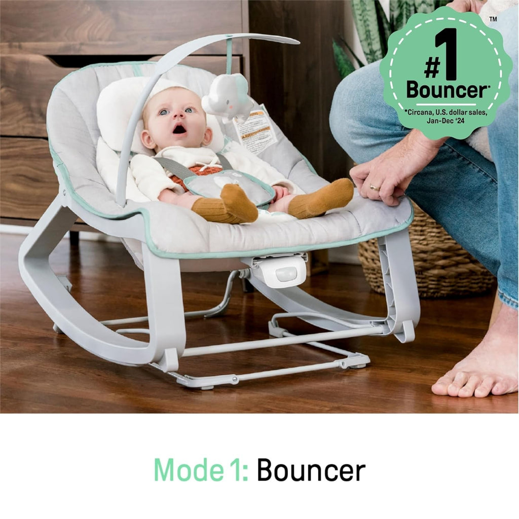 Ingenuity Keep Cozy 3-In-1 Grow with Me Vibrating Baby Bouncer, Seat & Infant To