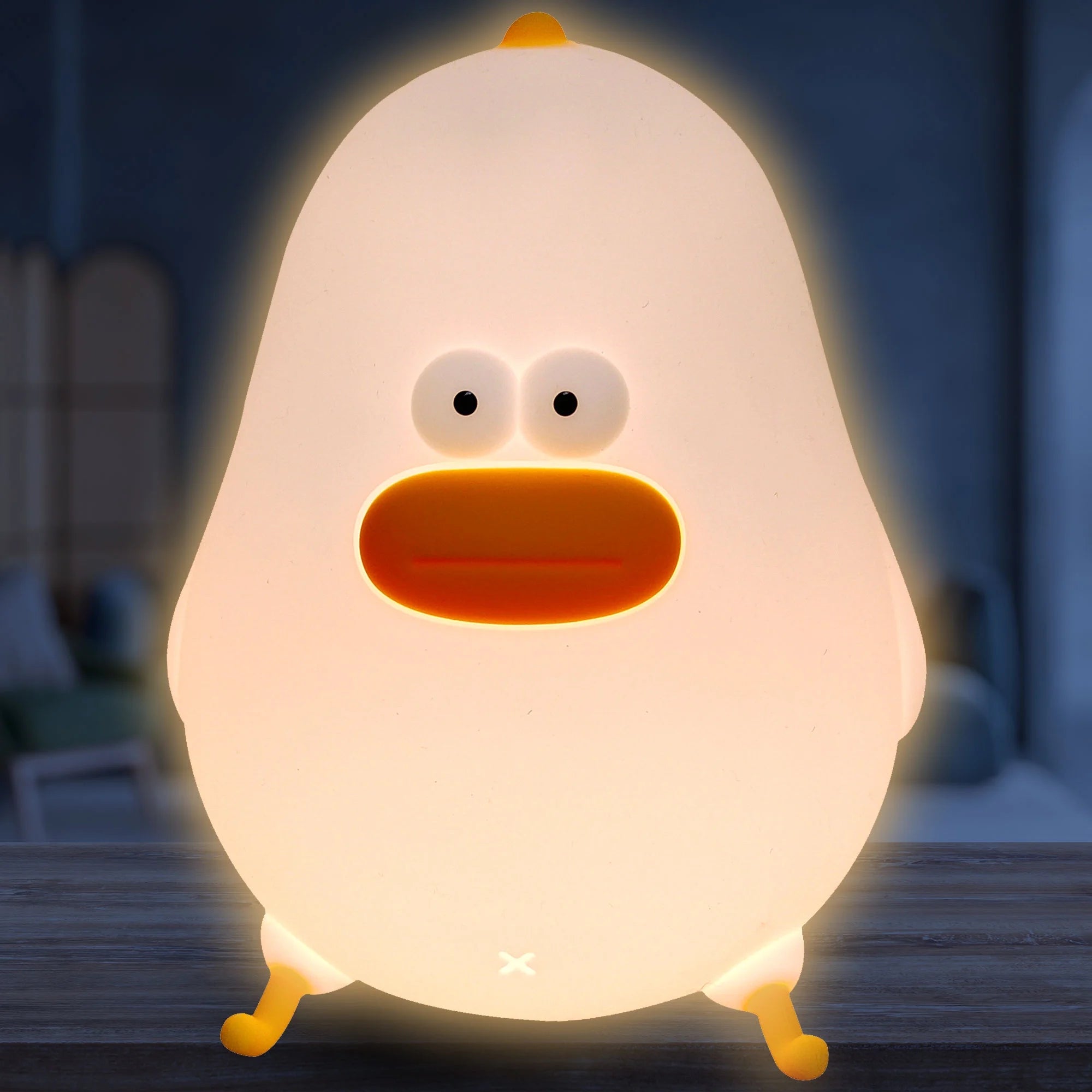 Kids Night Light – Baby Chick Night Light for Nursery Decor, Kids Bedroom – Cute Night Light Lamp for Boys, Girls – Silicone Nursery Lamp – Dimmable Battery Powered Chick Lamp