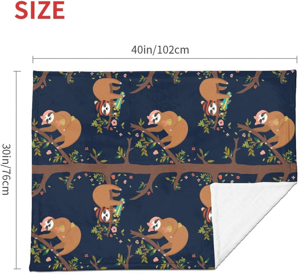Sloth Throw Blanket Kids Blankets for Girls Boy Kids Gifts Super Soft Blankets